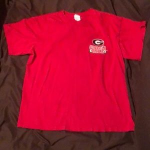 Georgia tee shirt girls XL